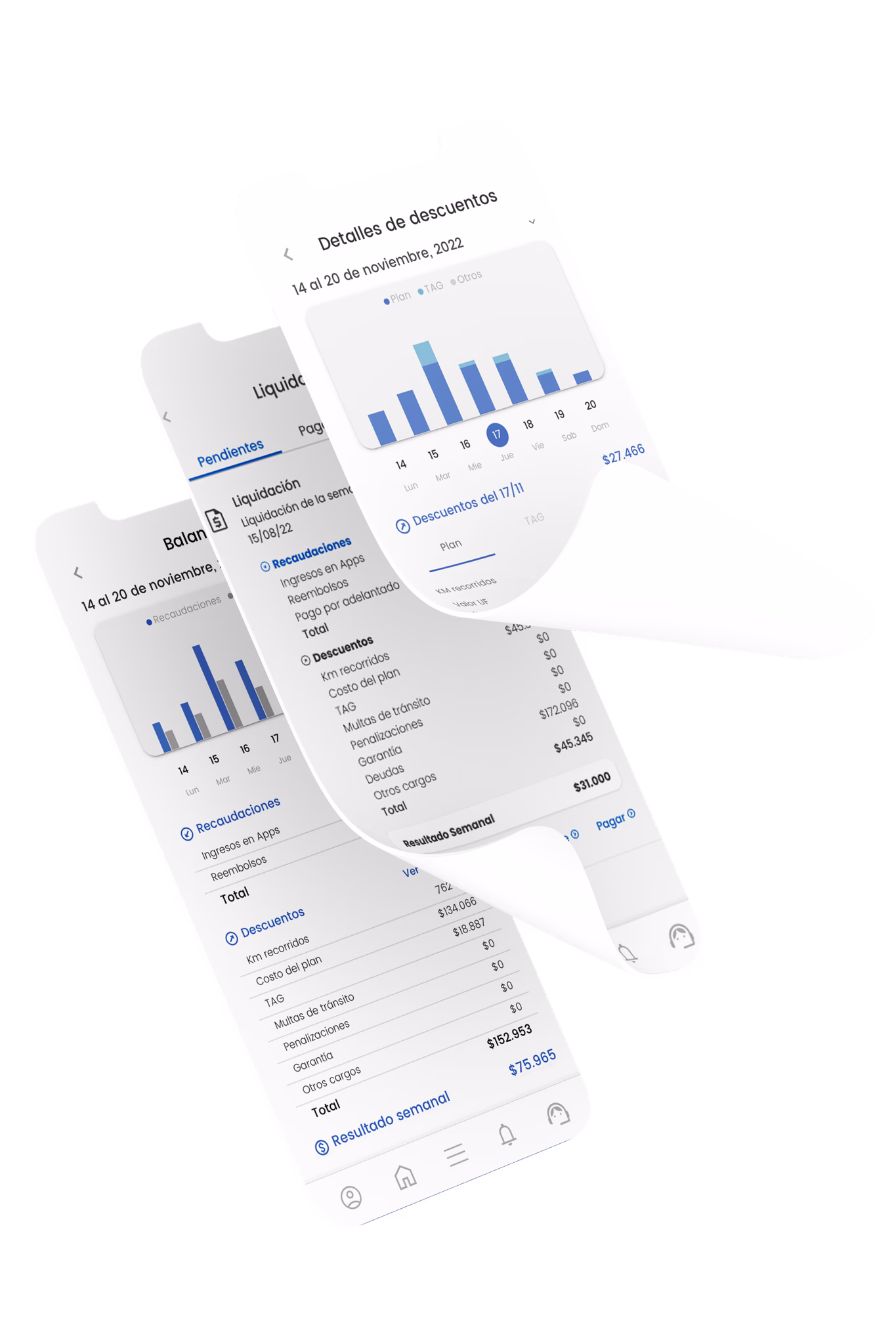 Driver app vista general